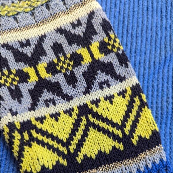 Free People Prism Switch Nordic Waffle Knit Ribbed Mock Neck Long Sleeve Shirt - Picture 4 of 6